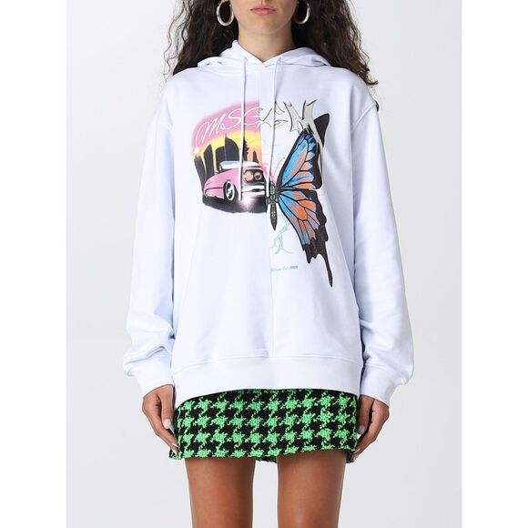 msgm - Woman - White - Sweatshirt main image 1